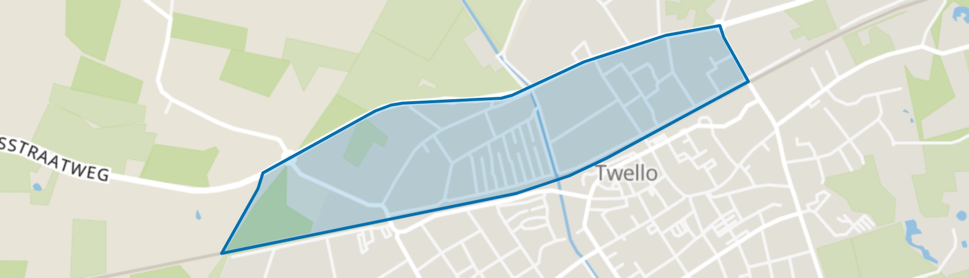Twello Demmerskamp en Stationsbuurt, Twello map