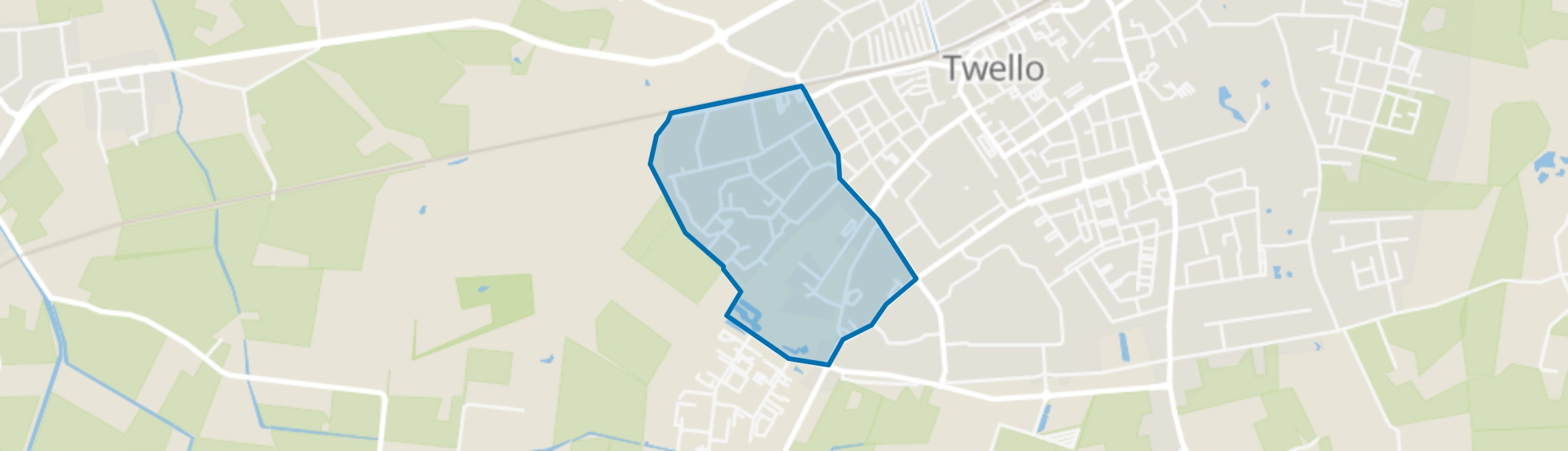 Twello Molenveld en Duistervoorde, Twello map