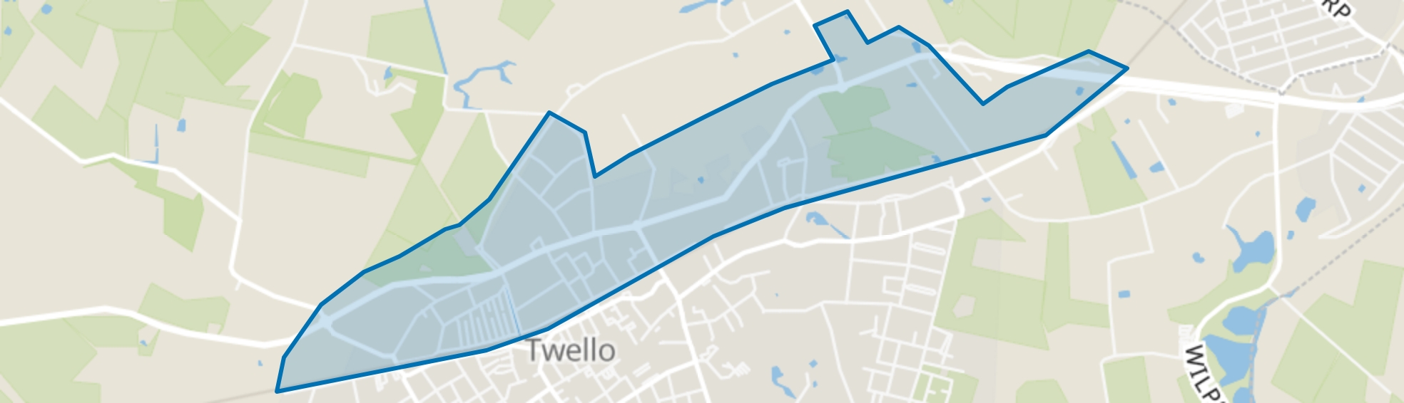 Twello-Noord, Twello map