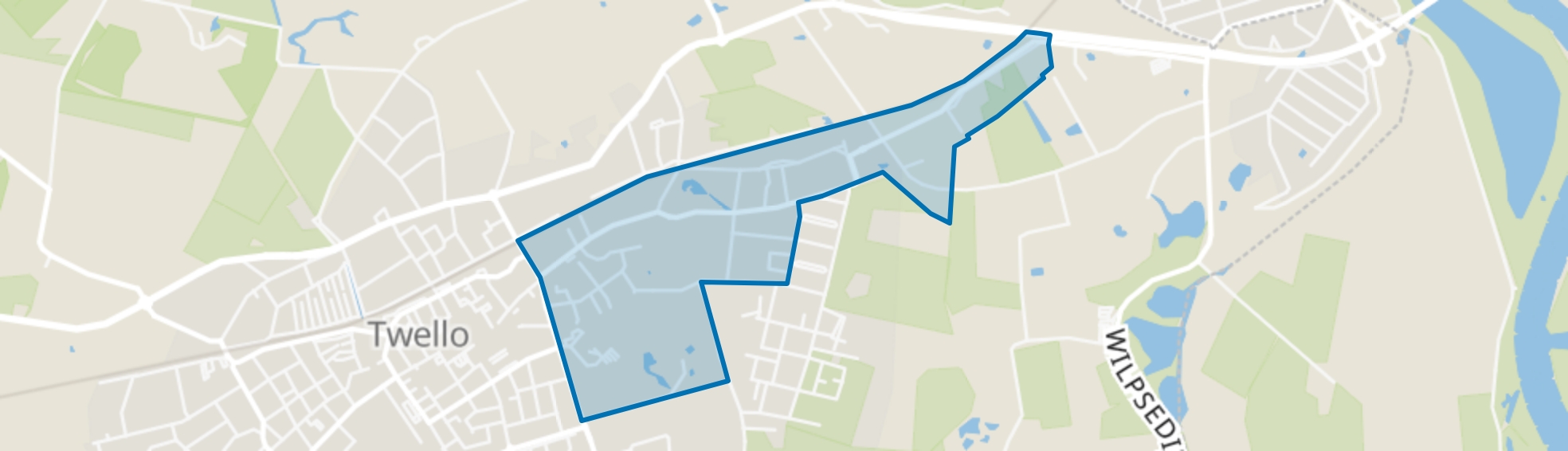 Twello Omg. Binnenweg, Twello map