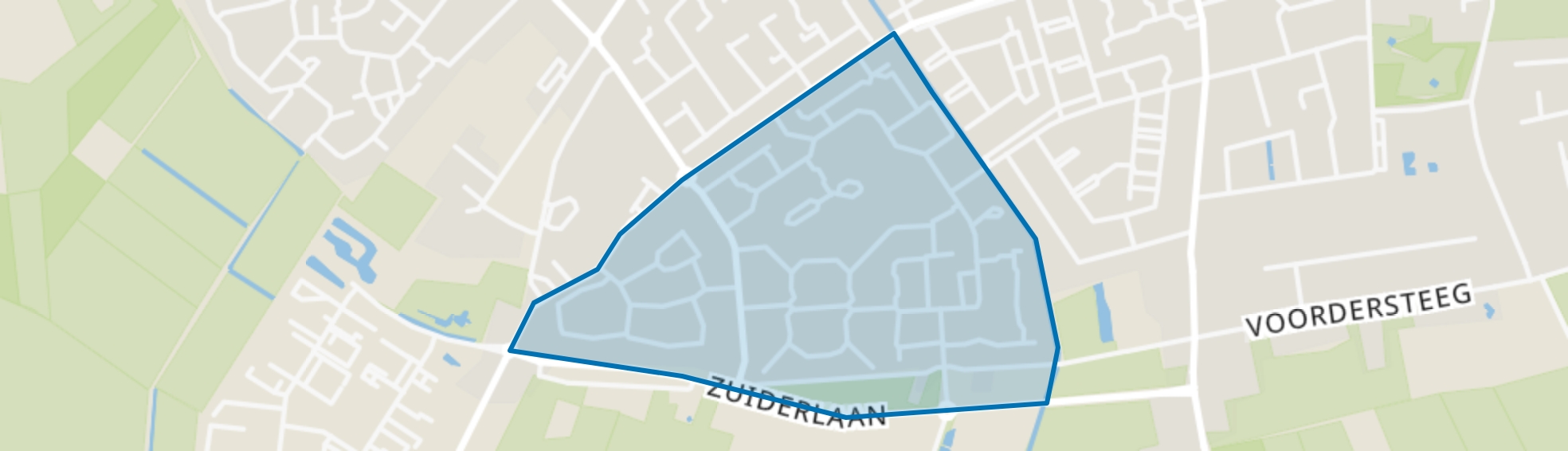 Twello Planetenbuurt en Hietweide, Twello map