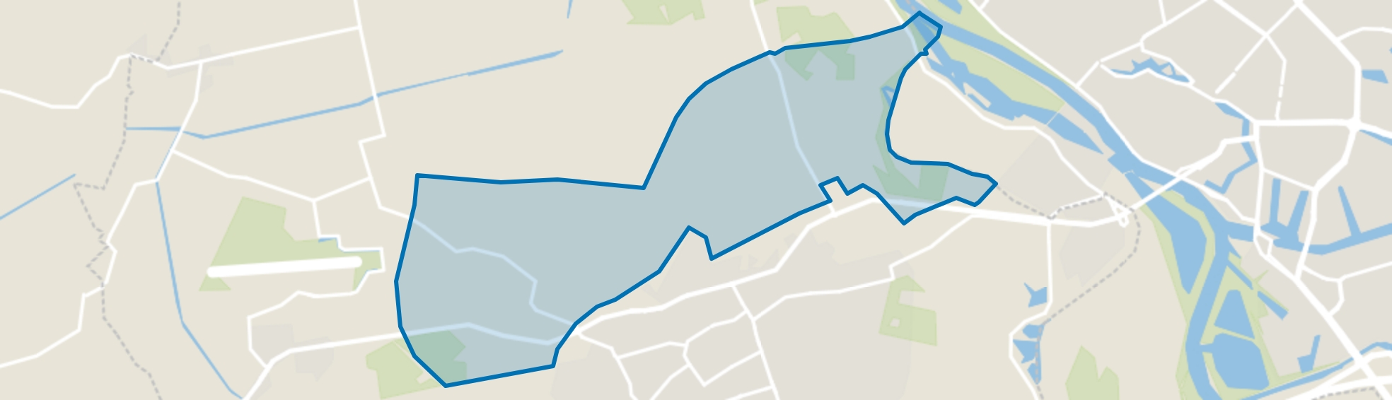 Verspreide huizen Twello-Noord, Twello map