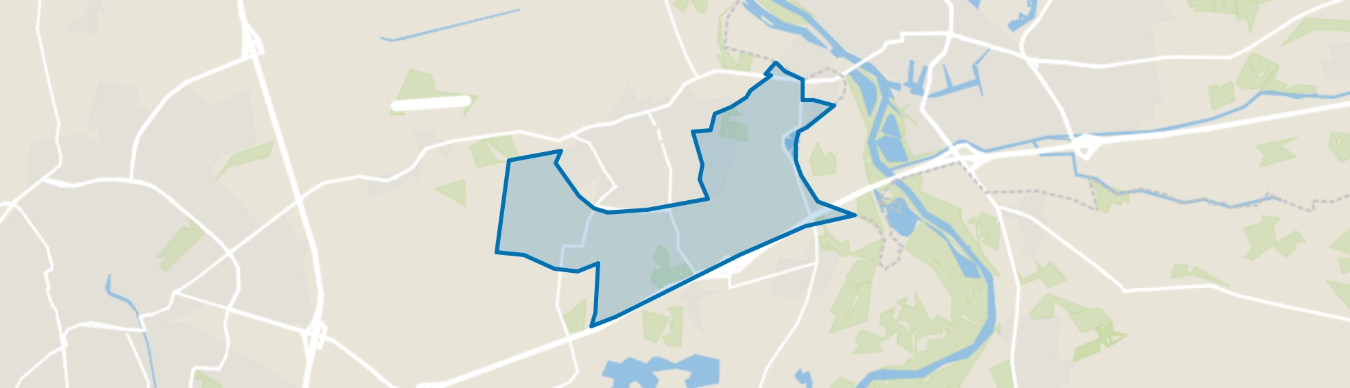 Verspreide huizen Twello-Zuid, Twello map