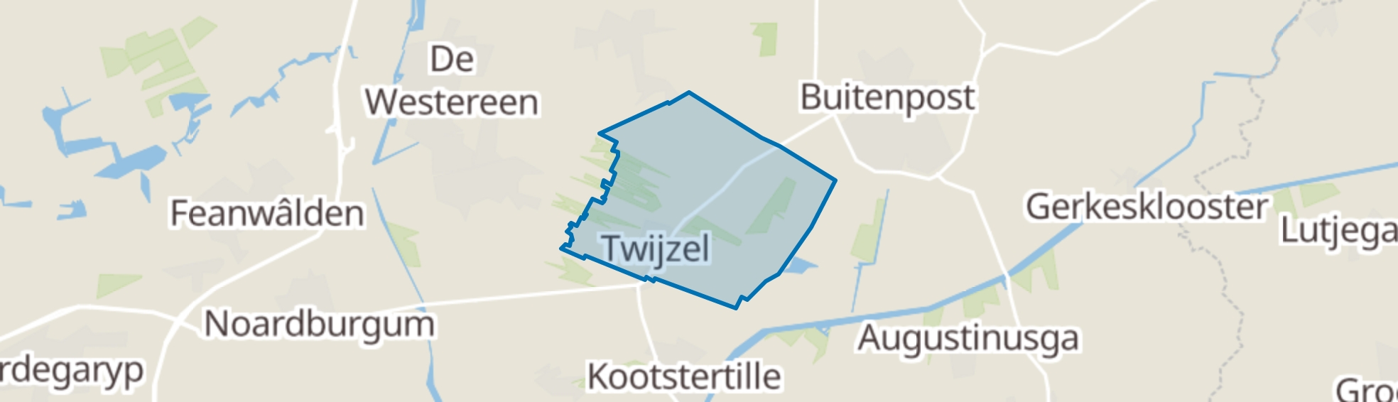 Twijzel map