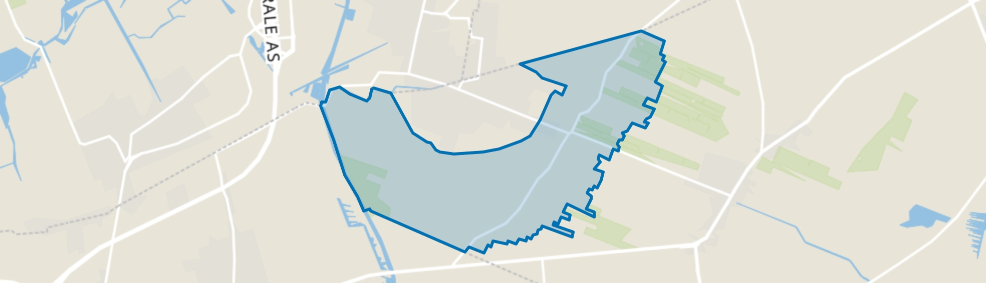 Verspreide huizen Twijzelerheide, Twijzelerheide map