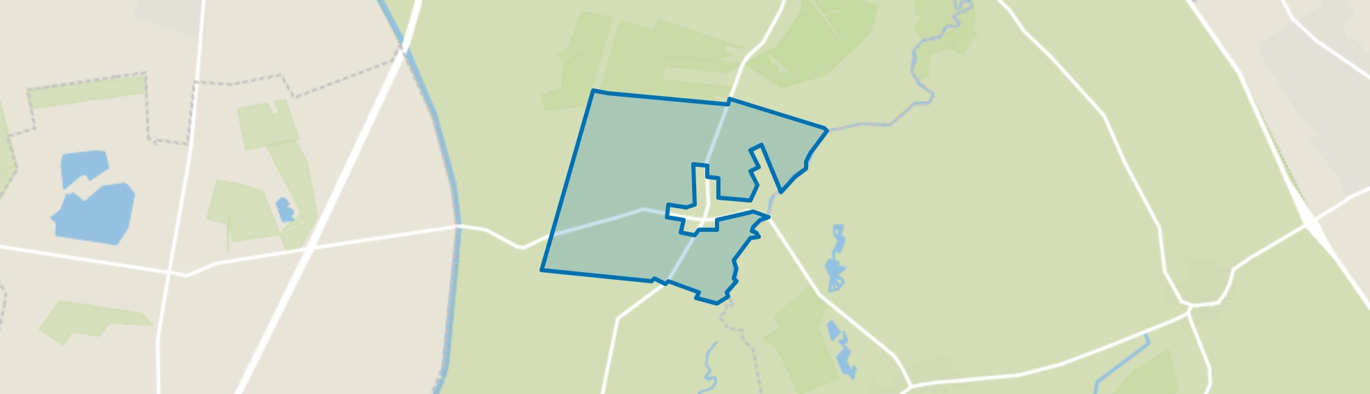 Verspreide huizen Oudemolen, Tynaarlo map