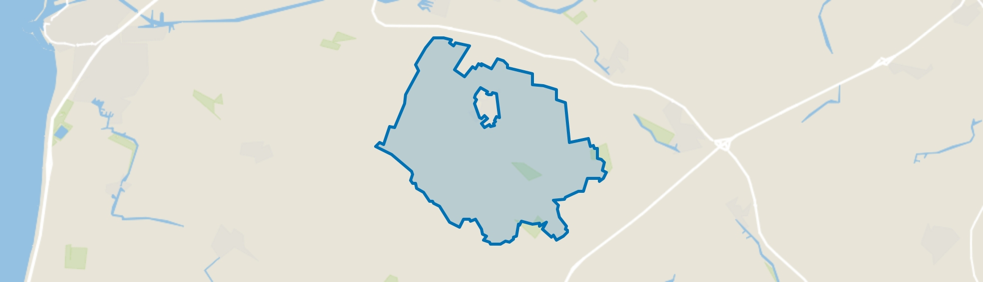Buitengebied Tzum, Tzum map