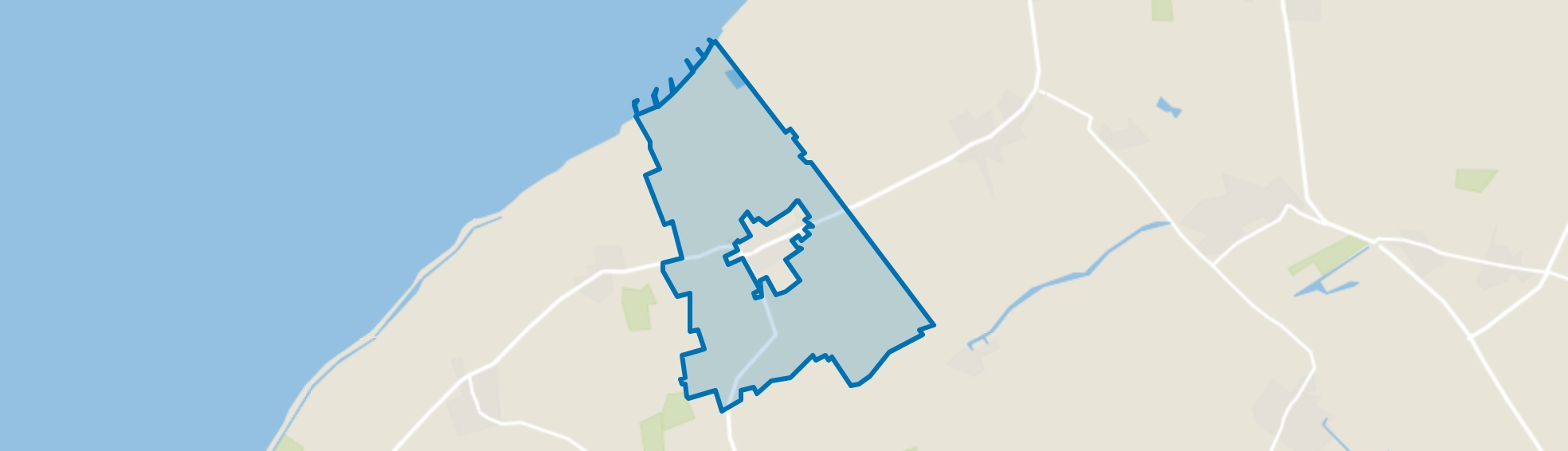 Buitengebied Tzummarum, Tzummarum map