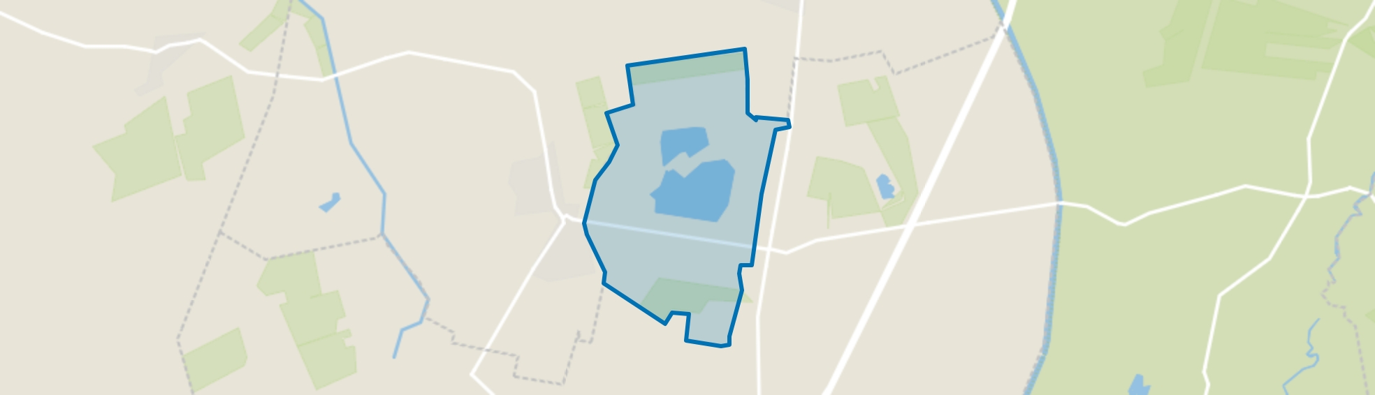 Buitengebied Ubbena West, Ubbena map