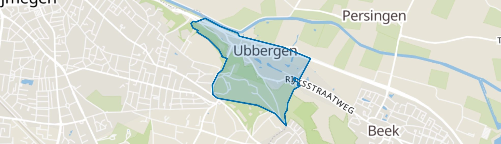Ubbergen map