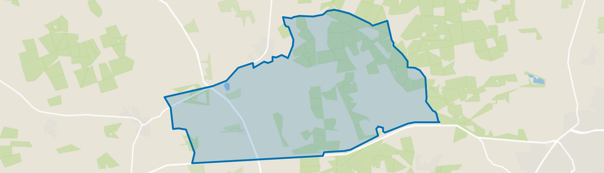 Bosgebied Meerveld, Uddel map