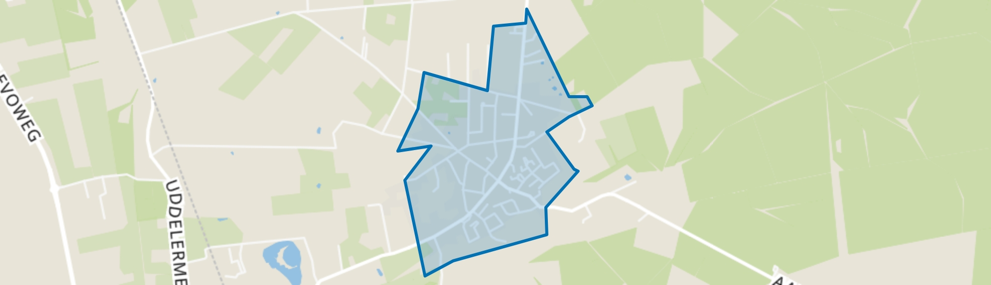 Uddel, Uddel map