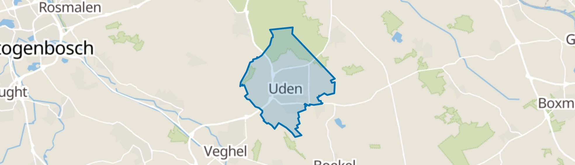 Uden map