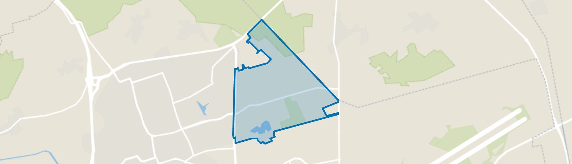 Buitengebied Uden-Oost, Uden map
