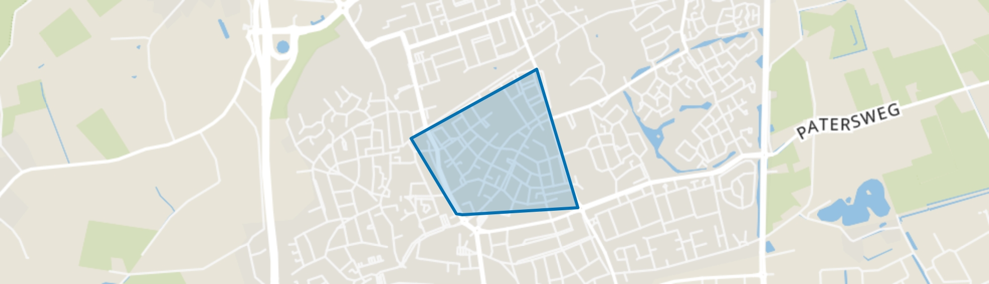 Hoevenseveld, Uden map