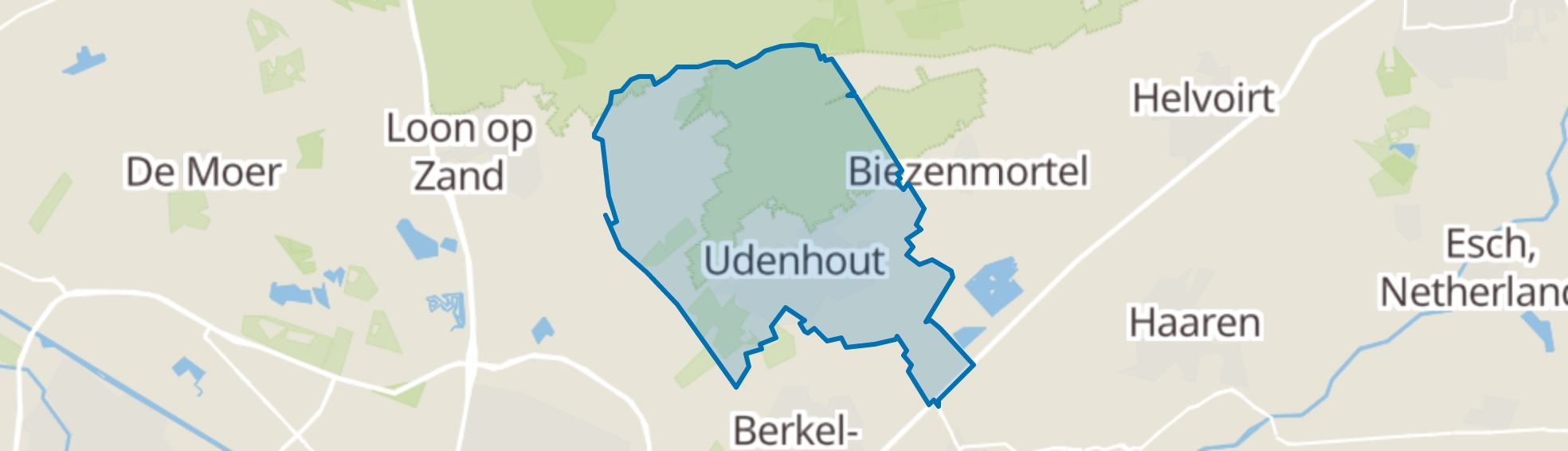 Udenhout map