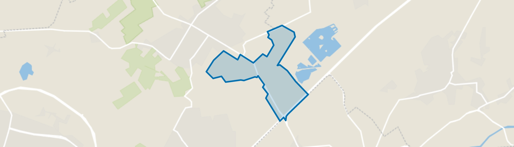 Buitengebied Udenhout Zuid-Oost, Udenhout map