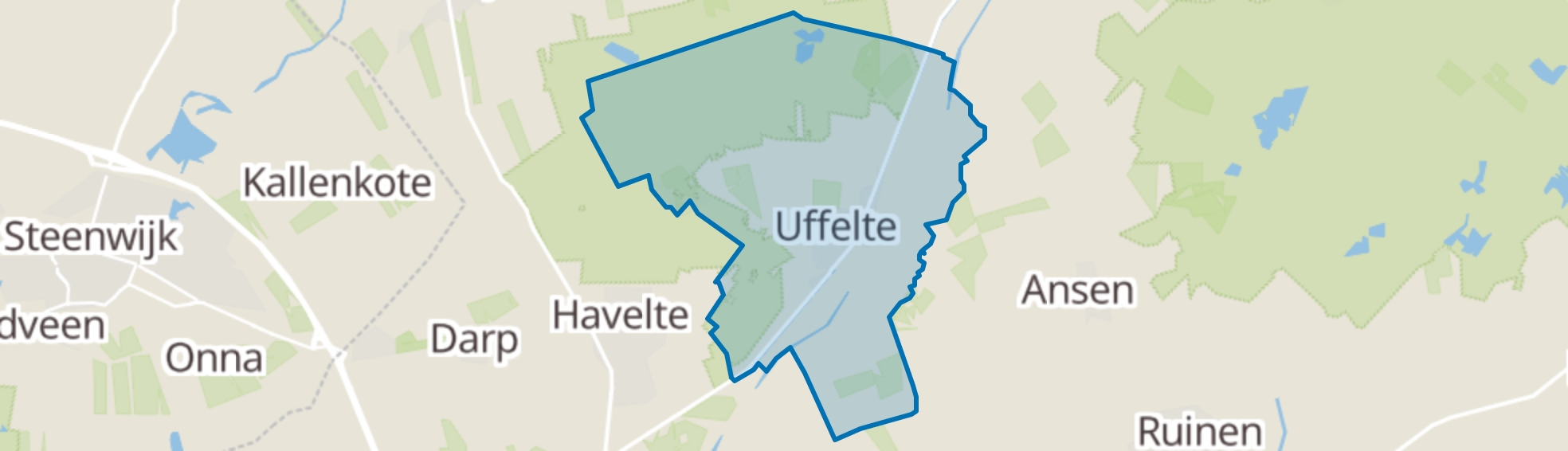 Uffelte map