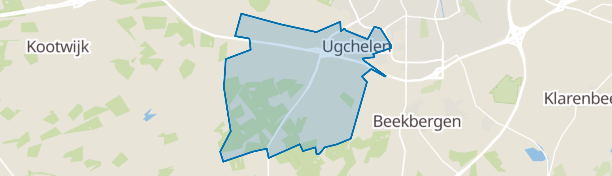Ugchelen map