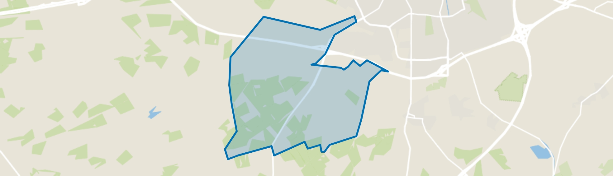 Bosgebied Ugchelen, Ugchelen map