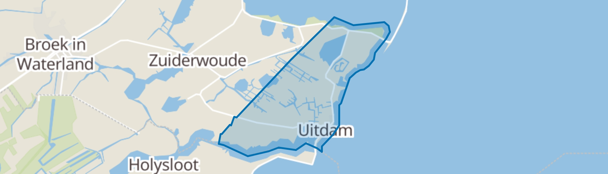 Uitdam map