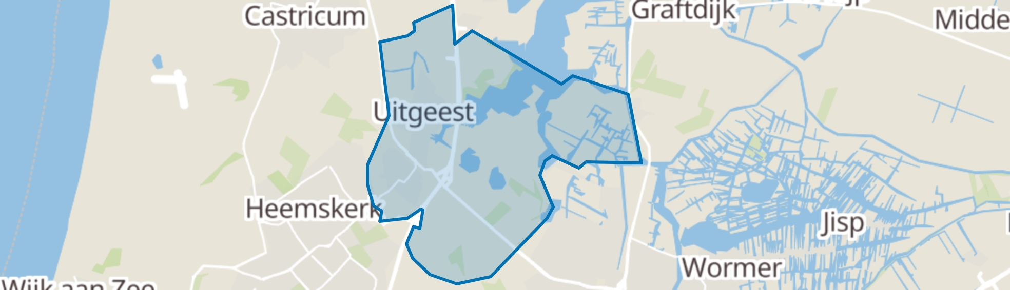 Uitgeest map