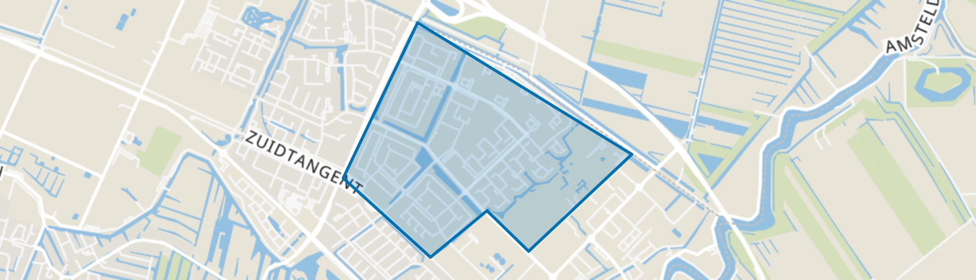 Zijdelwaard, Uithoorn map