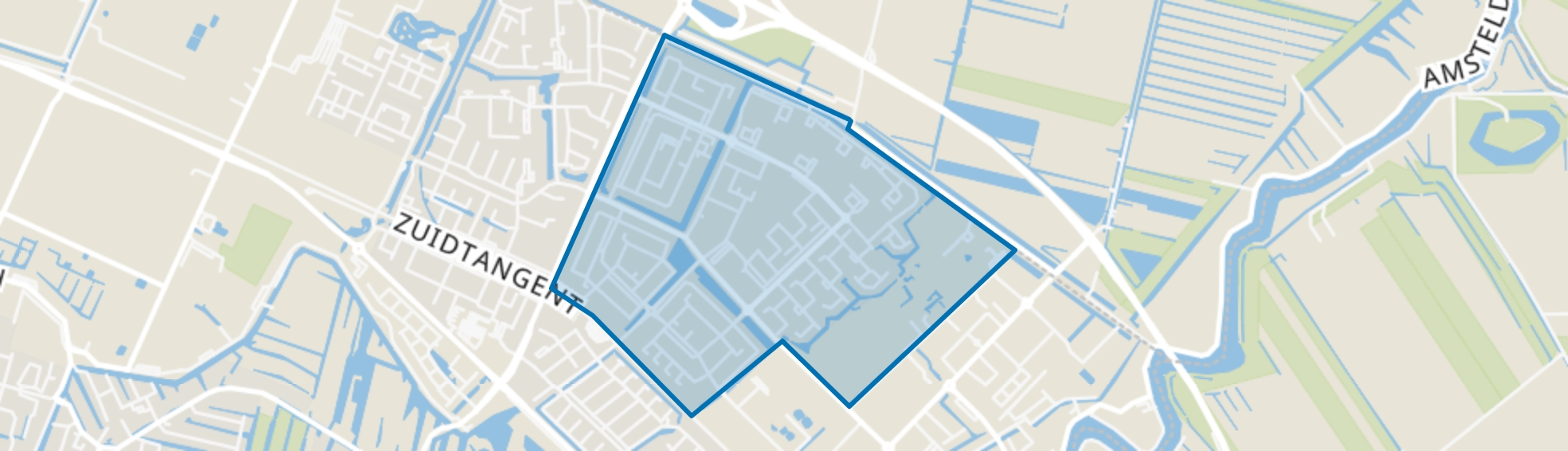 Zijdelwaard, Uithoorn map