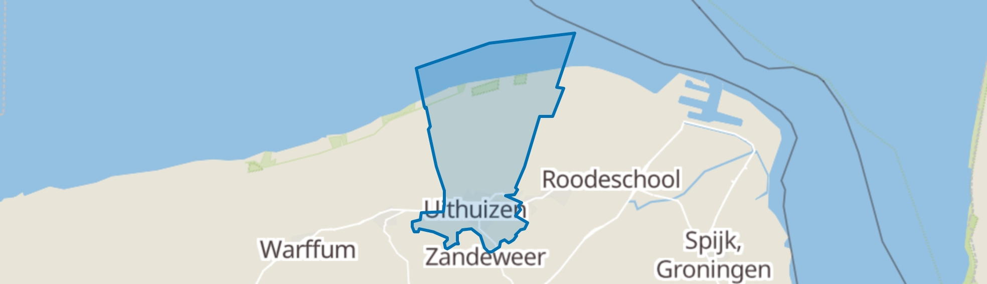 Uithuizen map