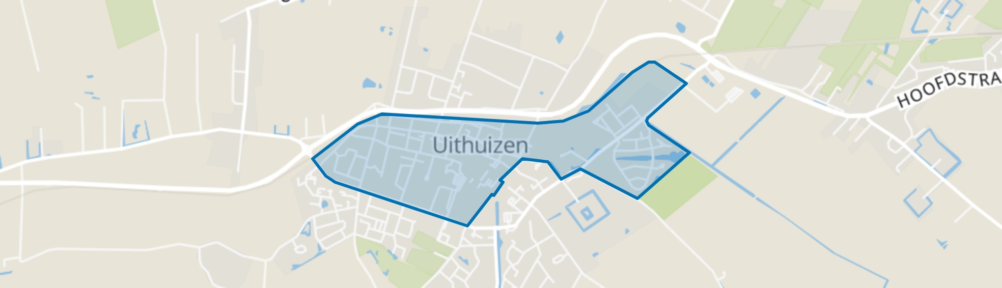 Uithuizen Centrum, Uithuizen map