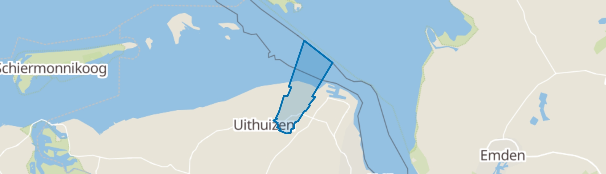 Uithuizermeeden map