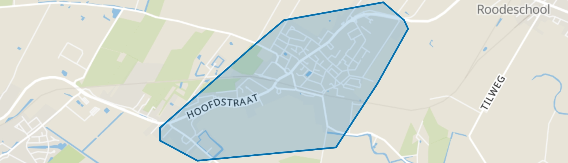 Uithuizermeeden, Uithuizermeeden map