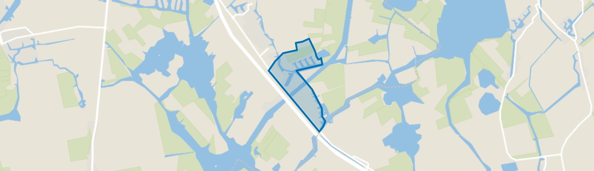 Uitwellingerga, Uitwellingerga map