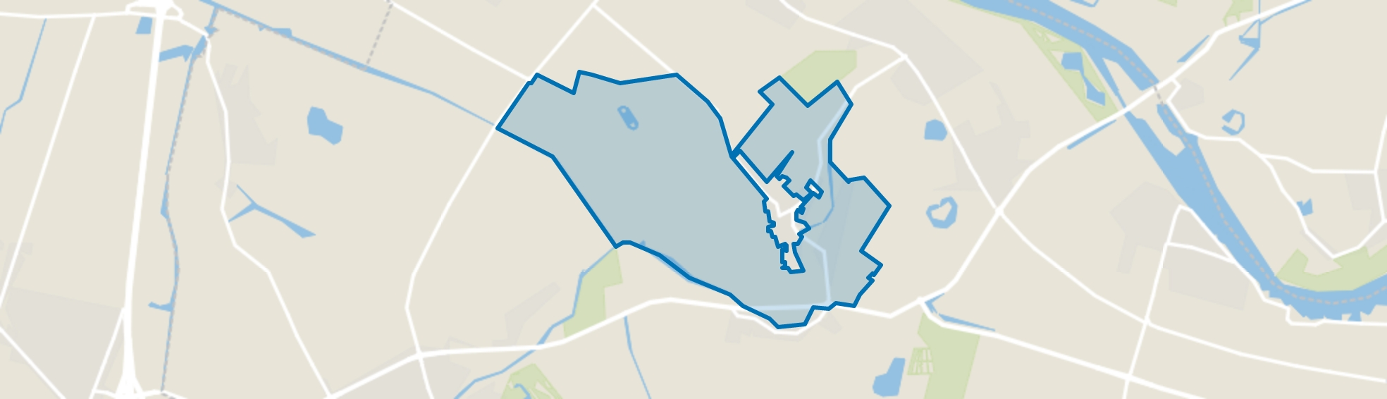 Buitengebied Uitwijk, Uitwijk map