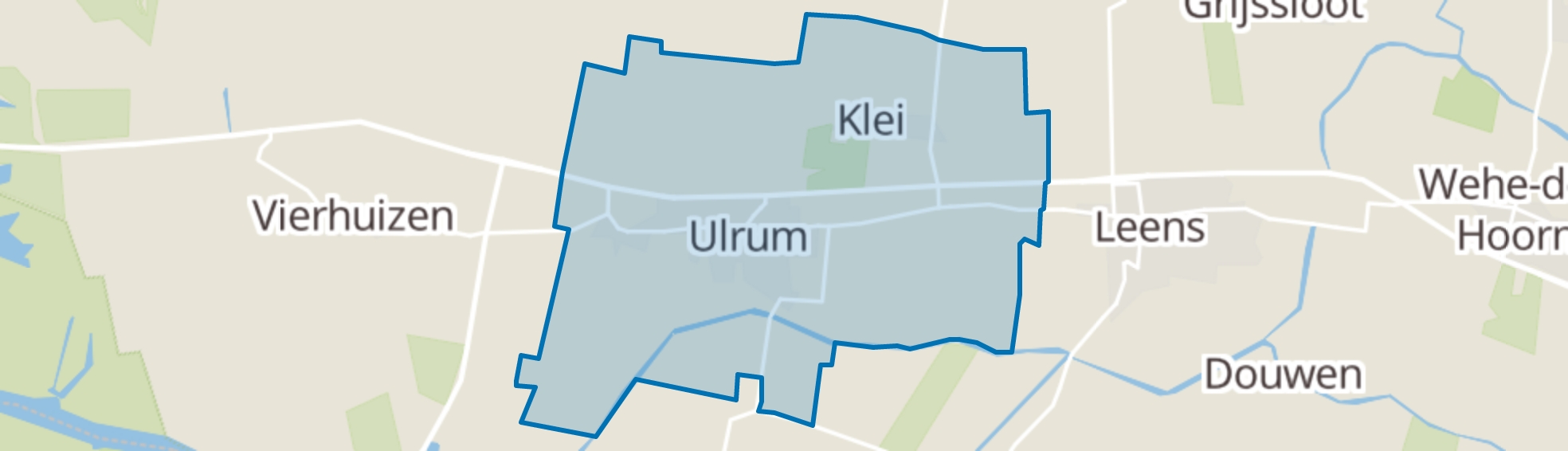 Ulrum map