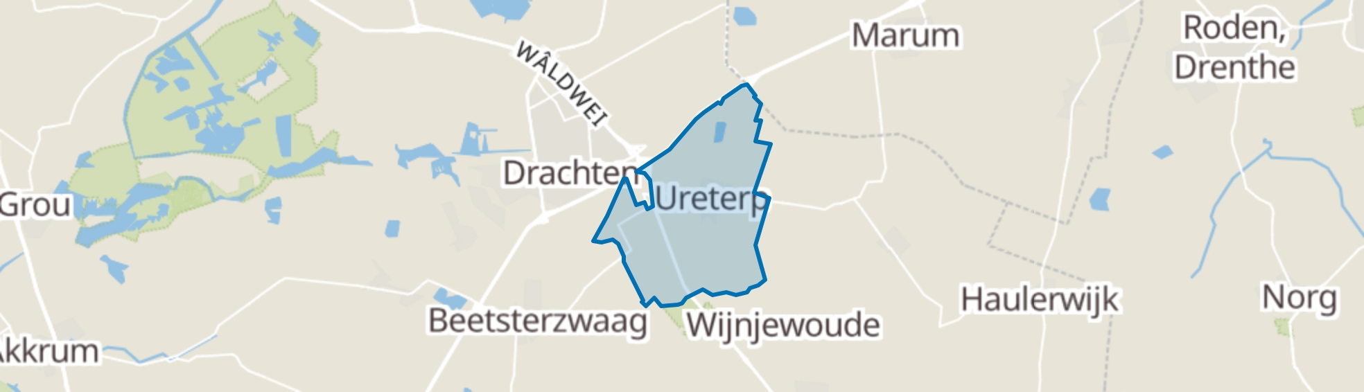 Ureterp map