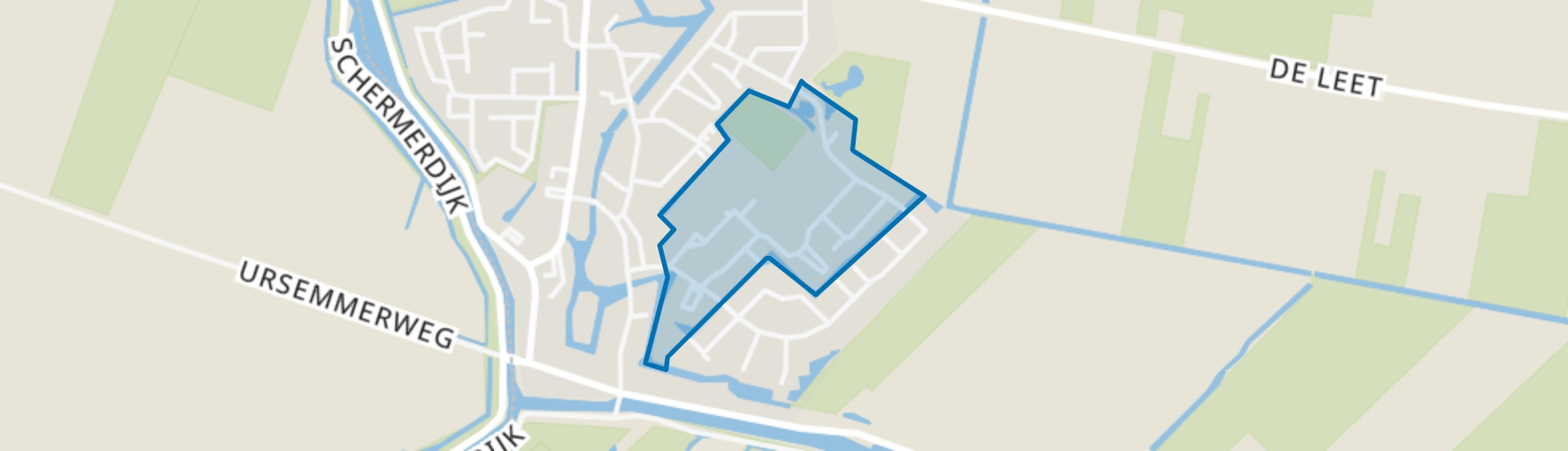 Zuidgouw en omgeving, Ursem (Gem. Koggenland) map