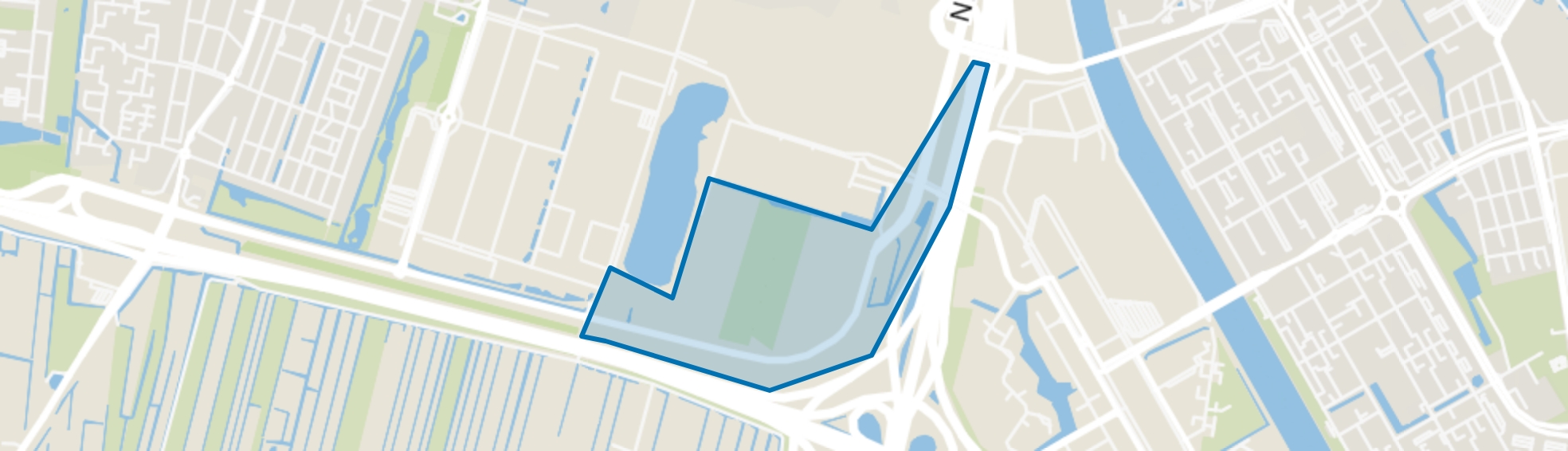 Bedrijvengebied Strijkviertel, Utrecht map