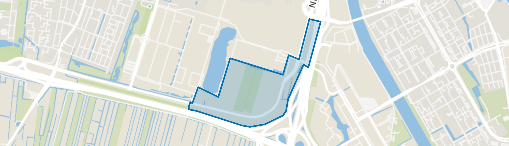 Bedrijvengebied Strijkviertel, Utrecht map