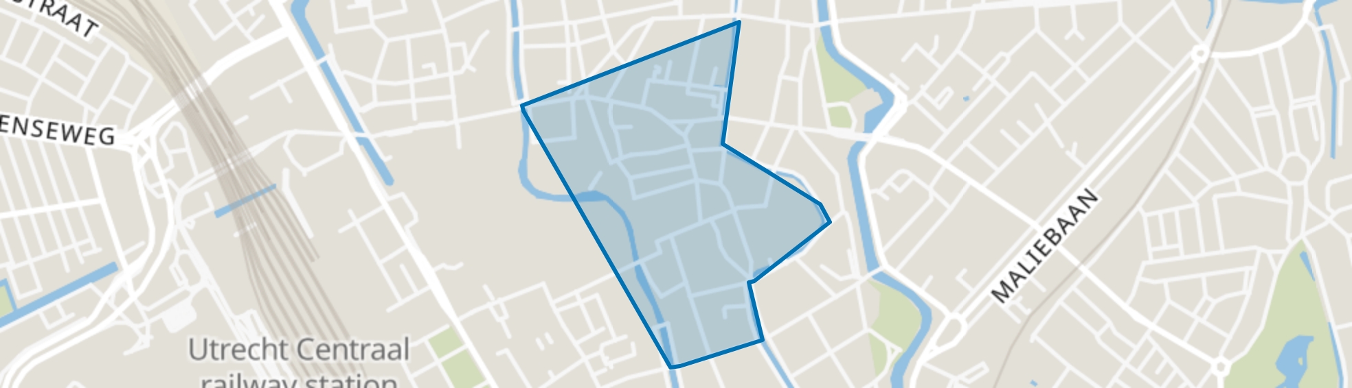 Domplein, Neude, Janskerkhof, Utrecht map