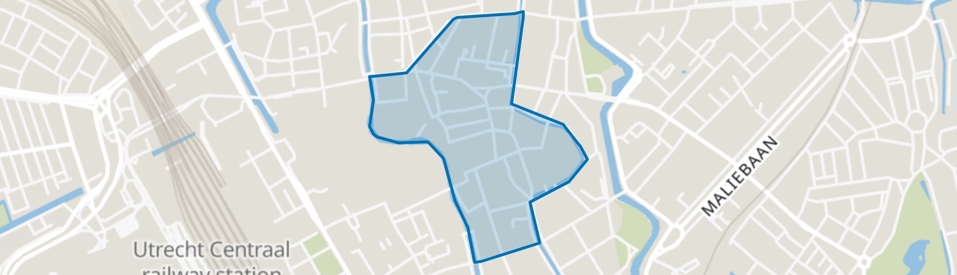 Domplein, Neude, Janskerkhof, Utrecht map