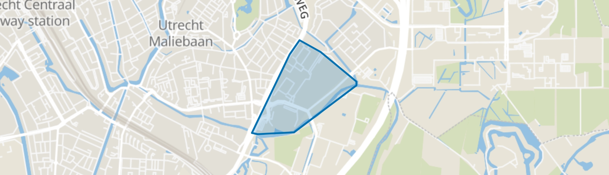 Galgenwaard en omgeving, Utrecht map