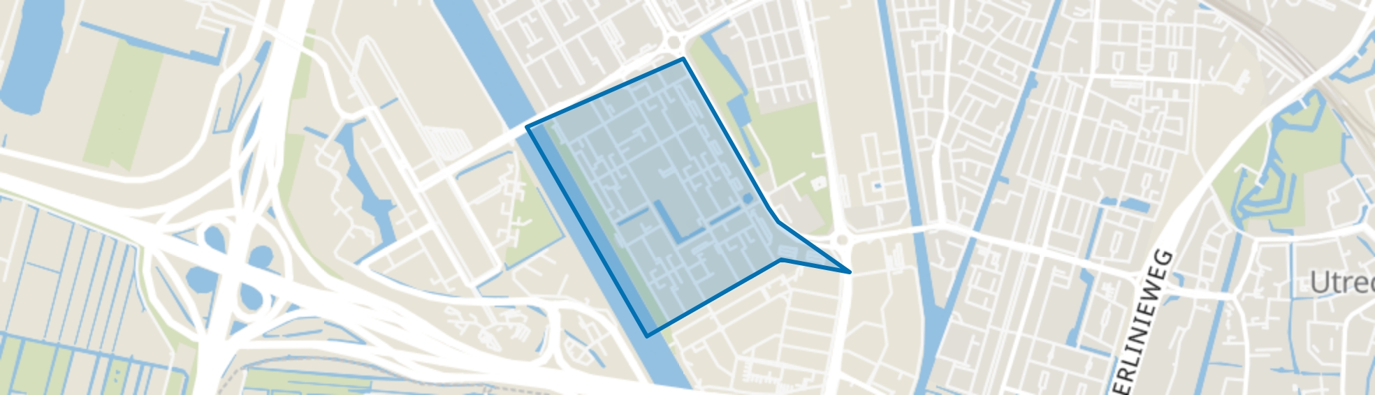 Kanaleneiland-Zuid, Utrecht map