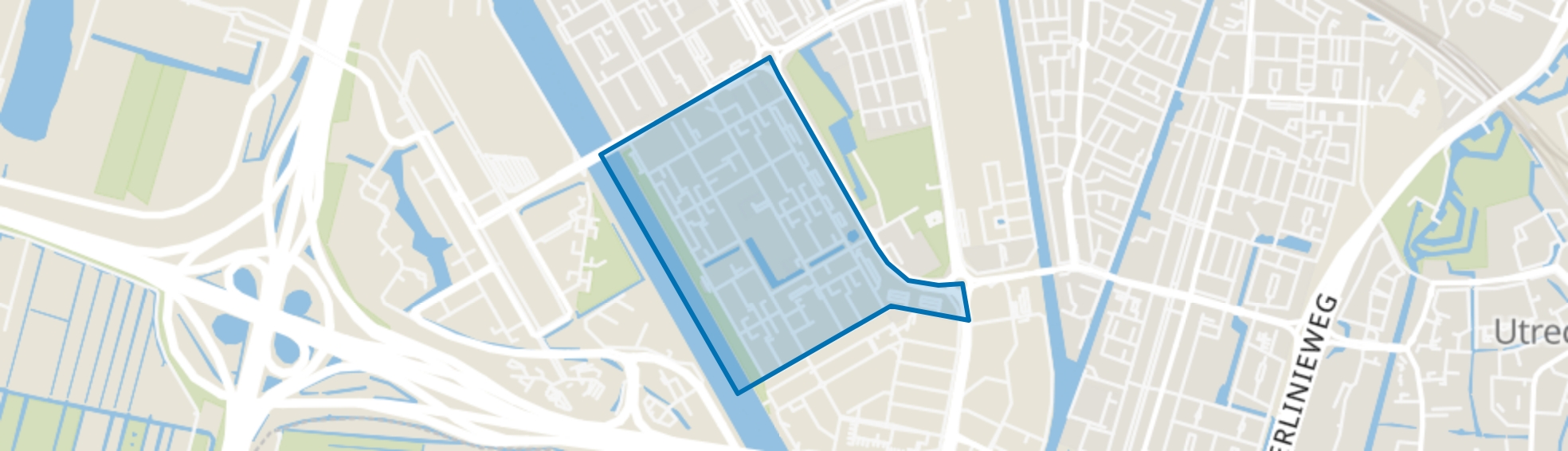 Kanaleneiland-Zuid, Utrecht map