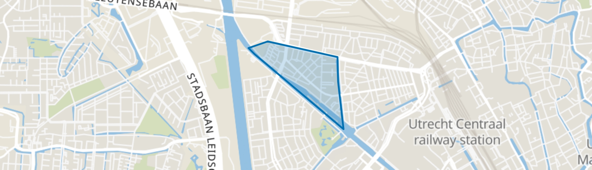 Laan van Nieuw-Guinea, Spinozaweg e.o., Utrecht map