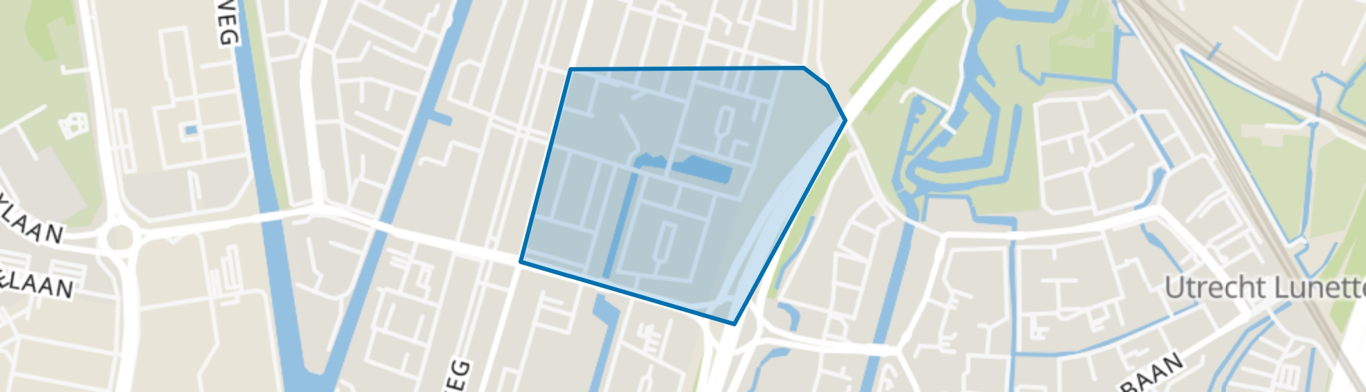 Nieuw Hoograven-Noord, Utrecht map