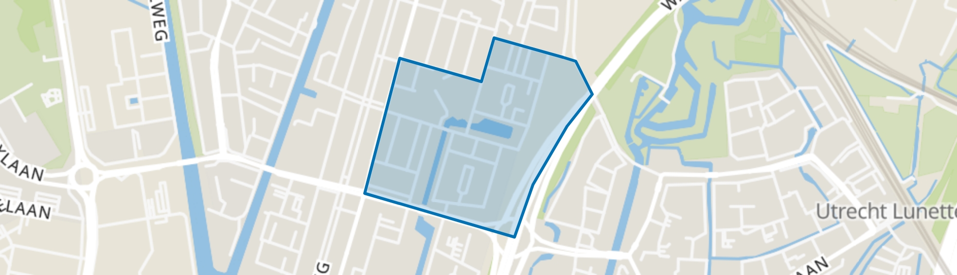 Nieuw Hoograven-Noord, Utrecht map