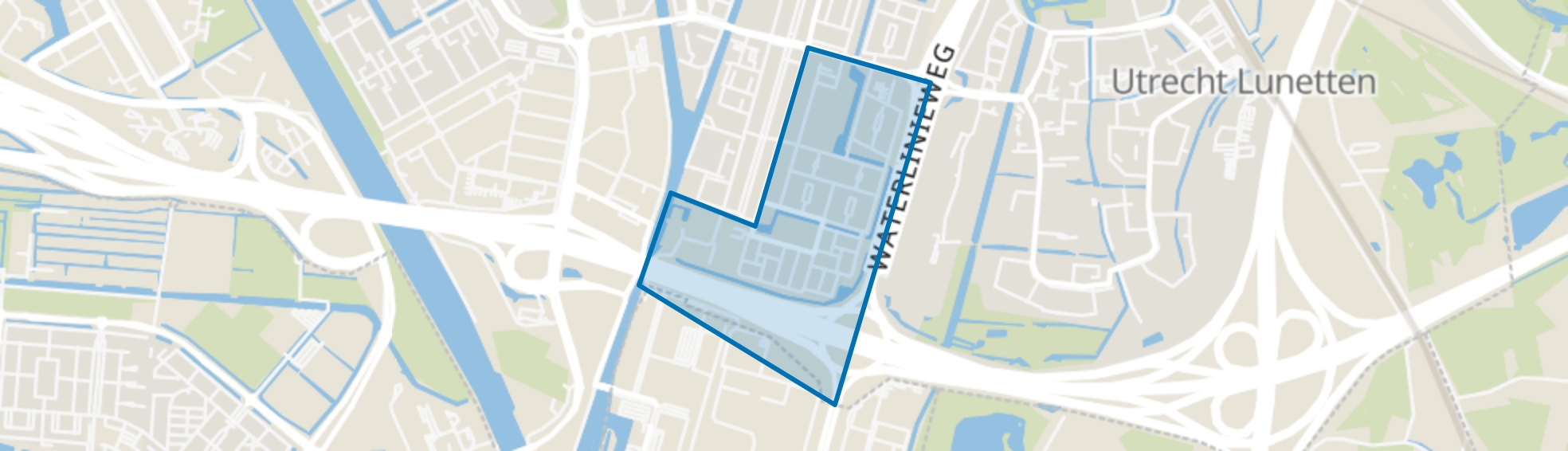 Nieuw Hoograven-Zuid, Utrecht map