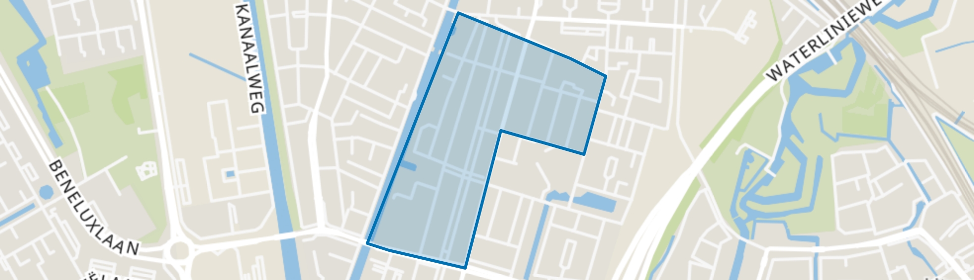 Oud Hoograven-Noord, Utrecht map