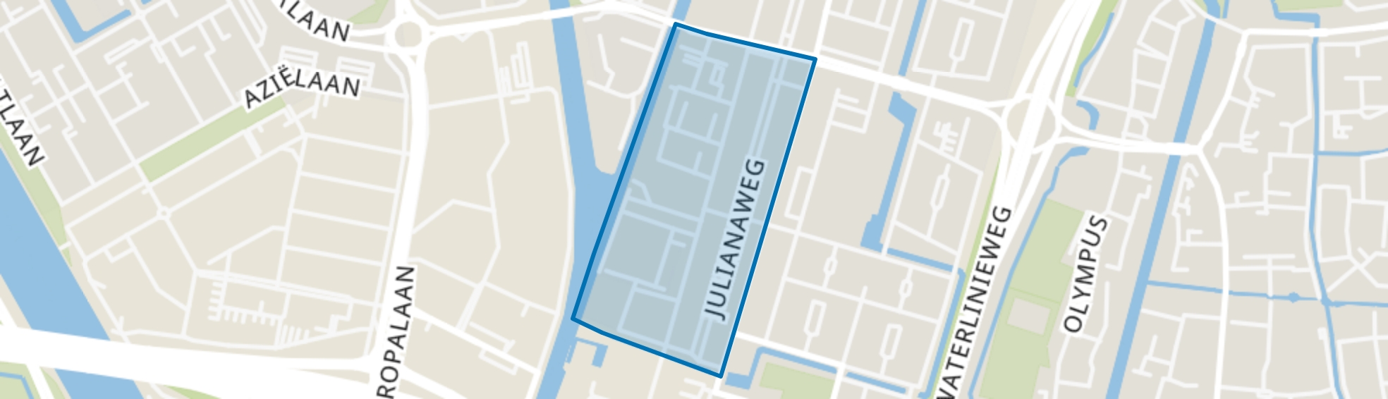 Oud Hoograven-Zuid, Utrecht map